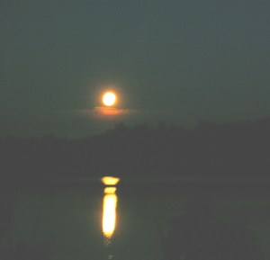 Moon Over Lake Mack